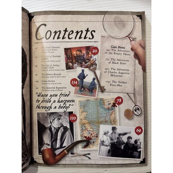 Sherlock Holmes Book: Creating, The Mysterious World, Curious Minds, Magazine - Picture 6 of 14